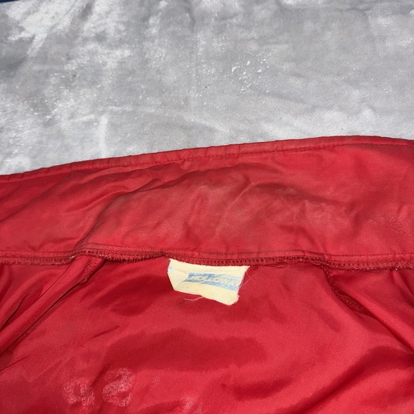 Holloway XL Windbreaker Jacket Mens Red Silver Spring Speedway Vintage Racing - Picture 11 of 12